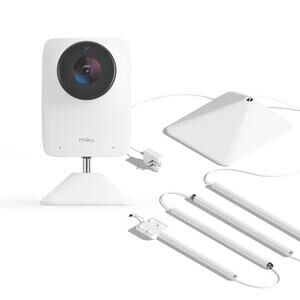 Miku Pro Smart Baby Monitor with Floor Stand Live Breathing Contact-Free